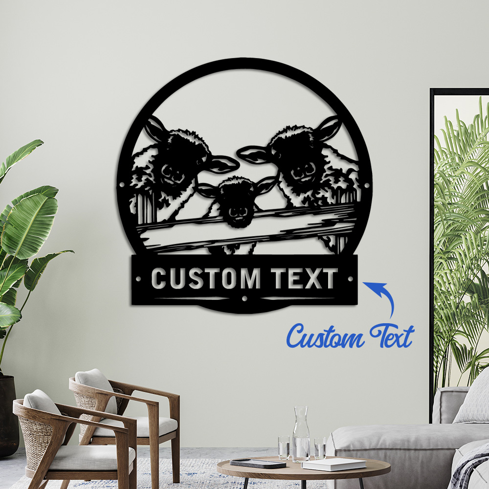 Farming & Agriculture Word Stacks - 1pc Beauty Customized Farm Wall Metal