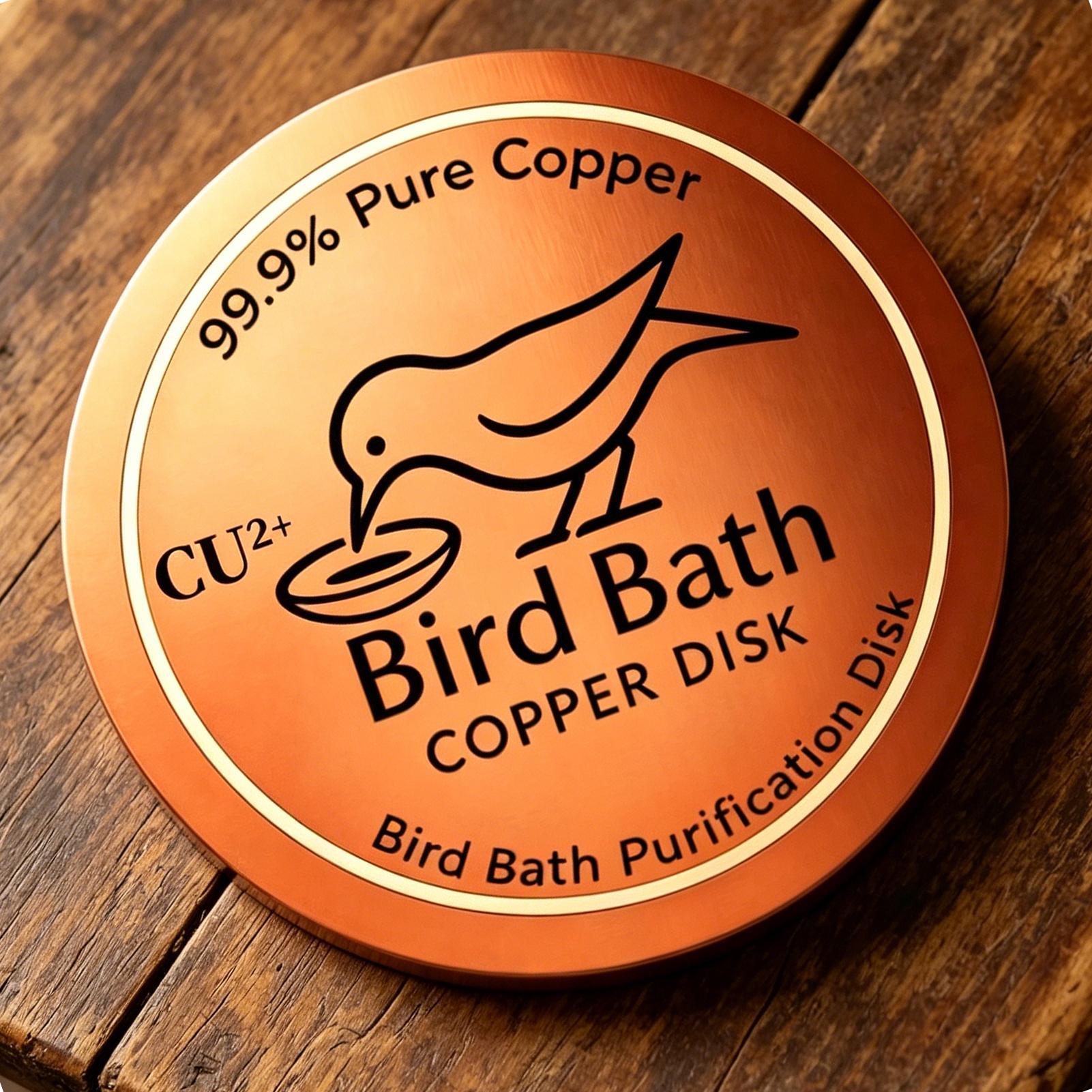 Bird Bath Copper Disk 0.6mm Th - Farming & Agriculture Word Stacks 评论和价格