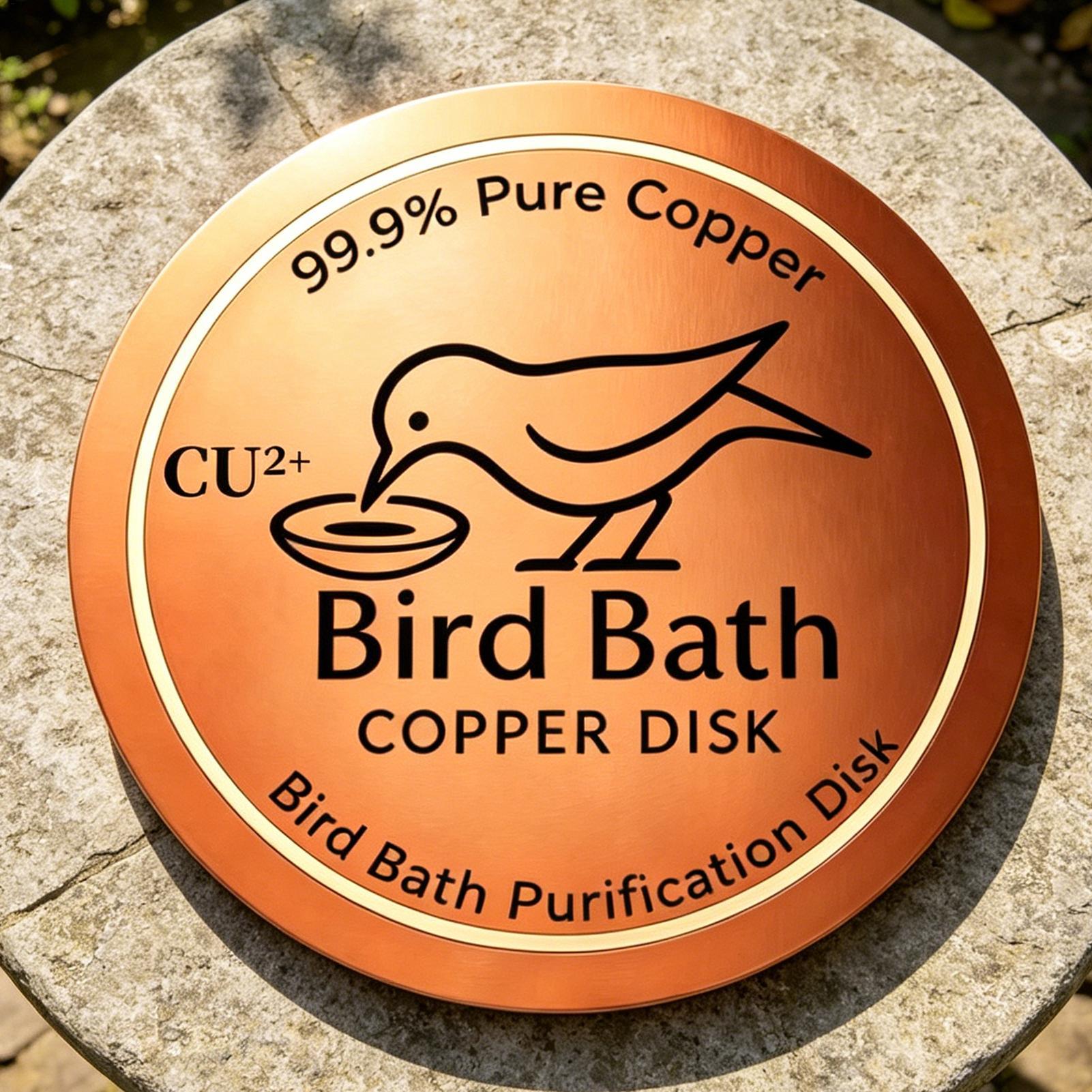Bird Bath Copper Disk 0.6mm Th - Farming & Agriculture Word Stacks 评论和价格