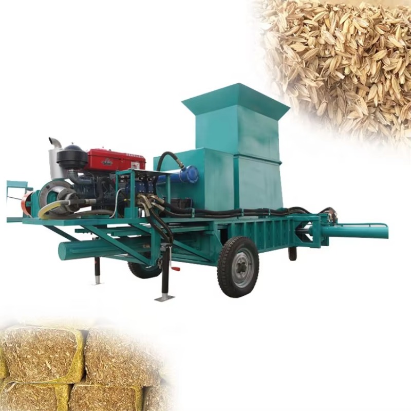 Mobile Diesel Hydraulic Alfalf - Silage Baler Machine 评论和价格