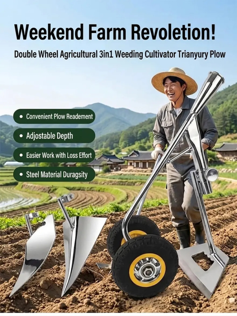 3 in 1 Hoe MultiPurpose Farmin - Agriculture Farming Hand Tools 评论和价格