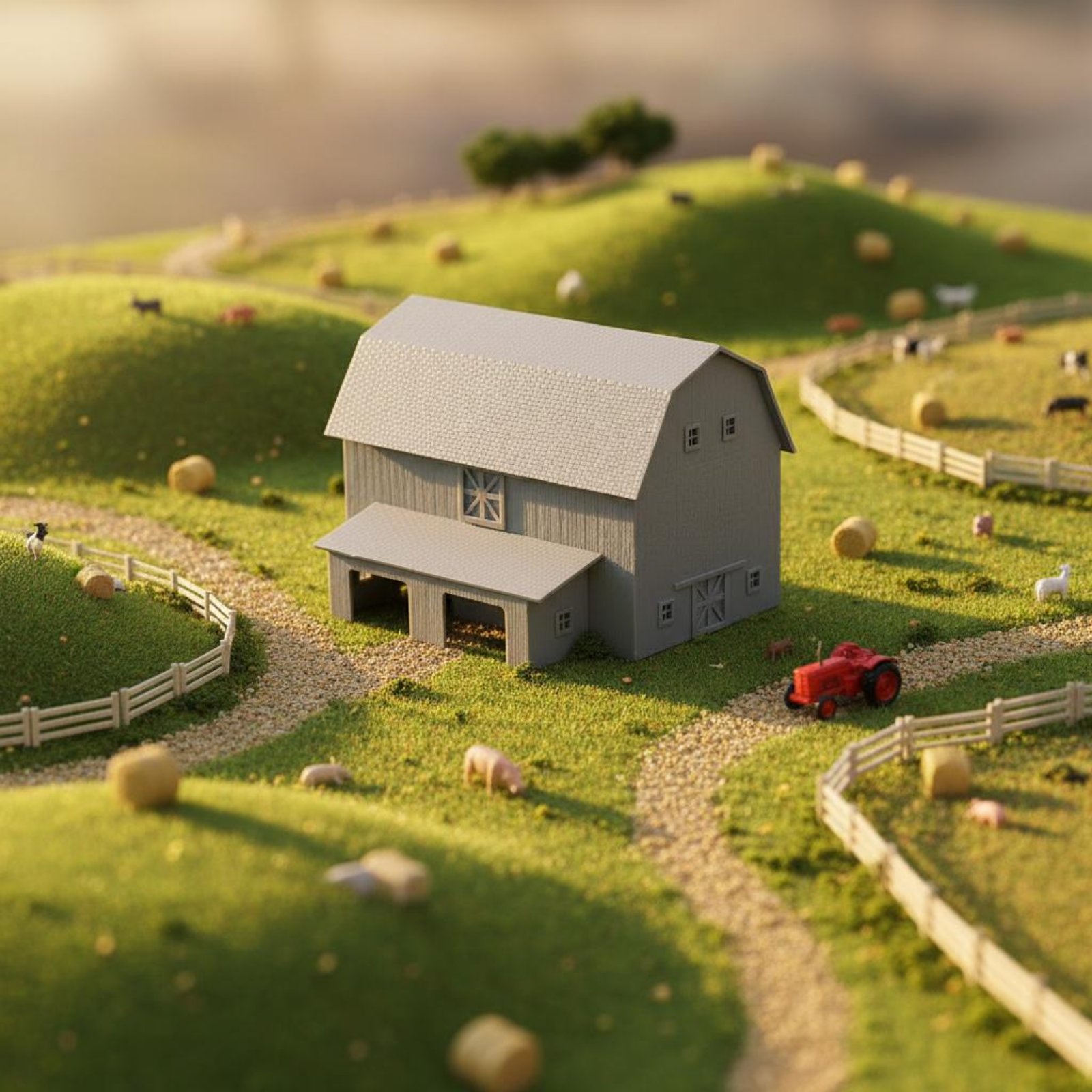 1:87 Farm Building Model Paint - Farming & Agriculture Word Stacks 评论和价格