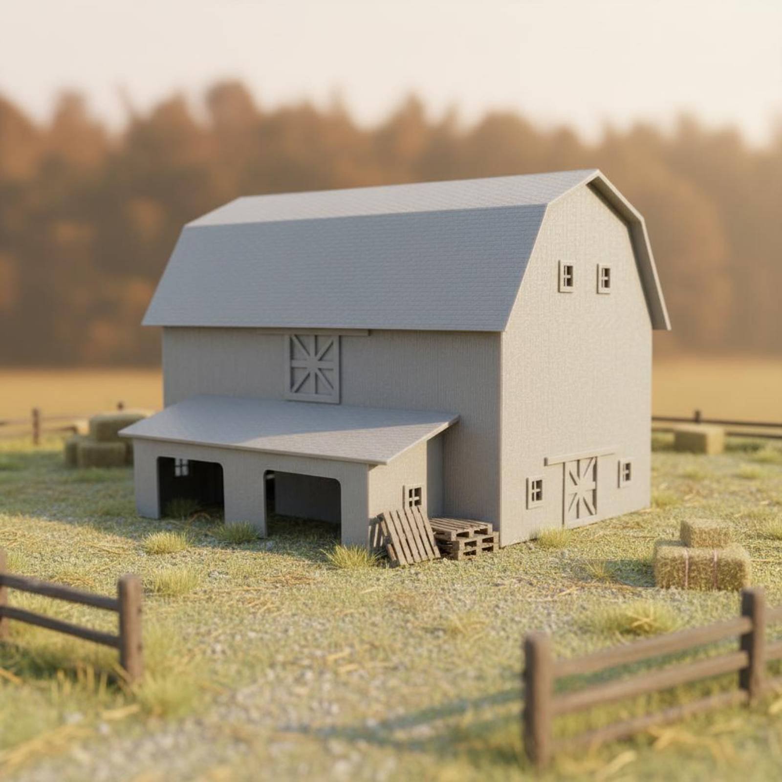 1:87 Farm Building Model Paint - Farming & Agriculture Word Stacks 评论和价格