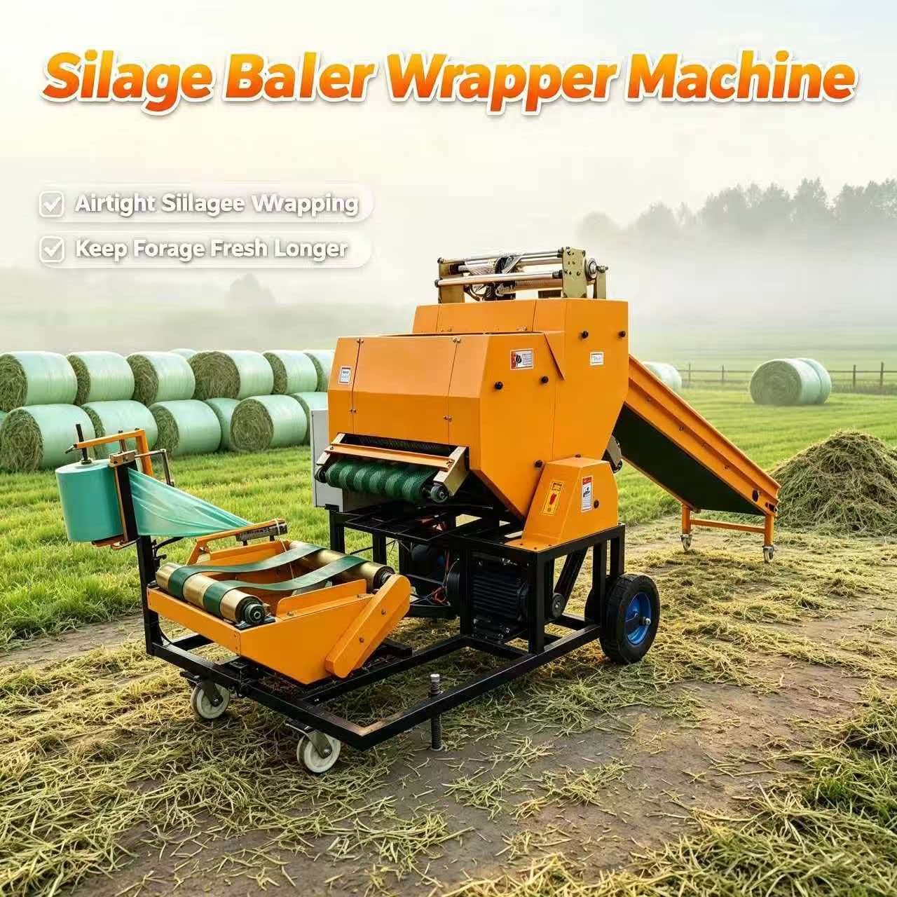 Silage Baler Wrapper Machine F - Silage Baler Machine 评论和价格