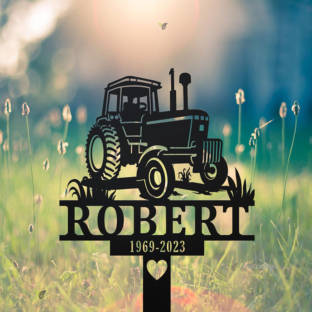 Custom Farmer Memorial Metal S - Farming Farmer 评论和价格