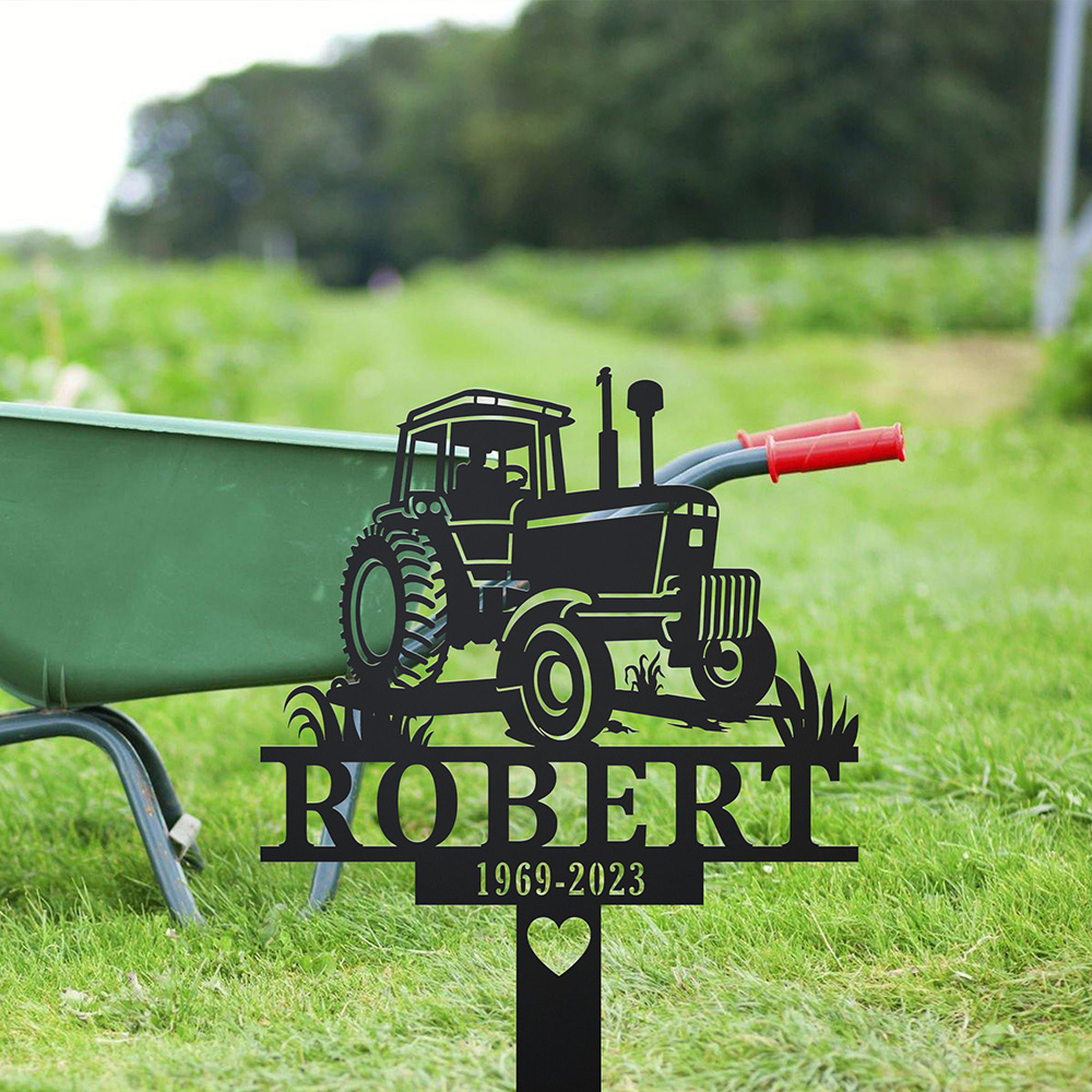 Custom Farmer Memorial Metal S - Farming Farmer 评论和价格